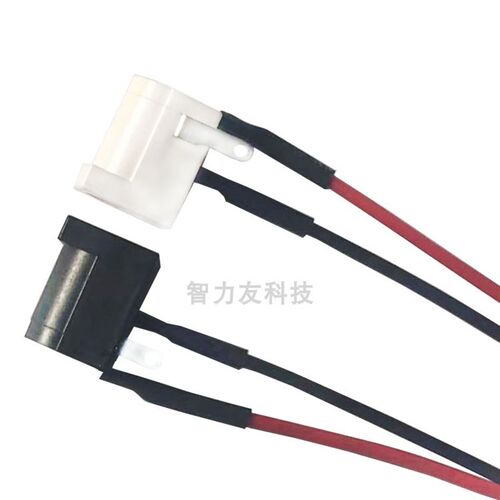 DC-005 带连接线DC电源插座 DC005 5.5X2.1/2.5mm 直插电源母头座