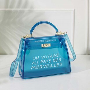 小清新上新小包包果冻 百x搭斜挎小包夏季 透明包包女2021新款 时尚