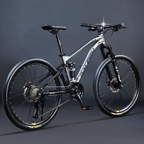 兰令软尾山地车自行车男款成人女款单车青少年学生变速双减震赛车