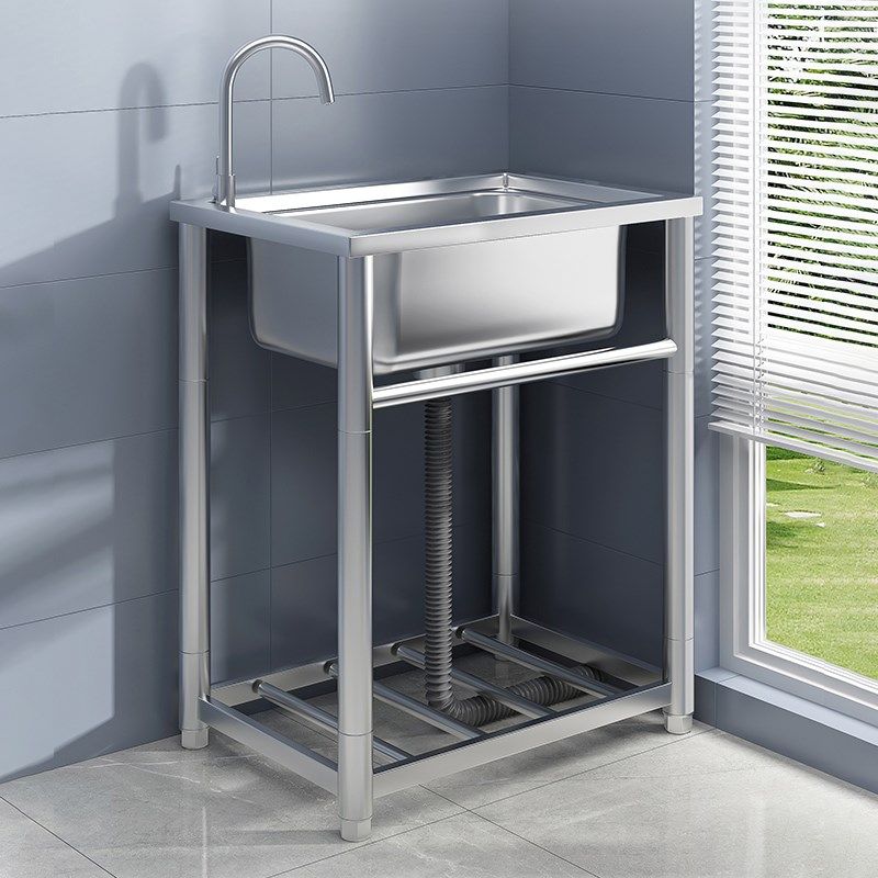 加厚商用不锈钢水槽单槽带支架套餐厨房洗菜盆洗手洗碗池水池家用,家装主材,水槽套餐,淘宝优惠券,粉丝福利购,淘宝优惠卷