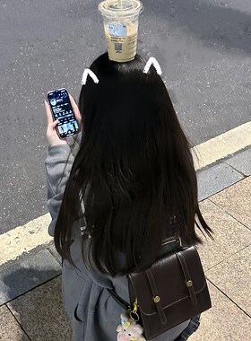 【揍梨】简约双肩揹包女学院风包包女包2023新款时尚休闲单肩揹包