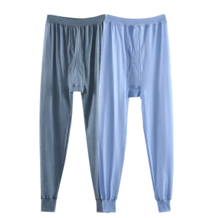 纯棉秋裤 单件爸R爸加肥衬裤 内穿宽松大码 保暖裤 打底 老人线裤 男士