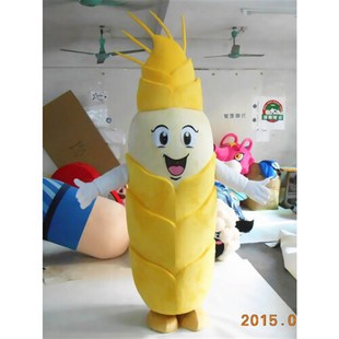 动漫毛绒麦穗小麦子模型活动展示卡通人偶衣服装巡演服布偶玩定制