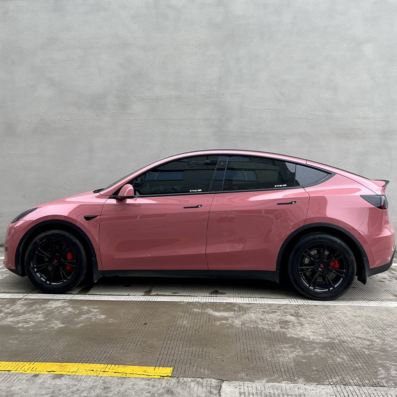 摩根石红,乌梅子酱,汽车改色膜全车身改色改装贴膜整车车衣贴膜