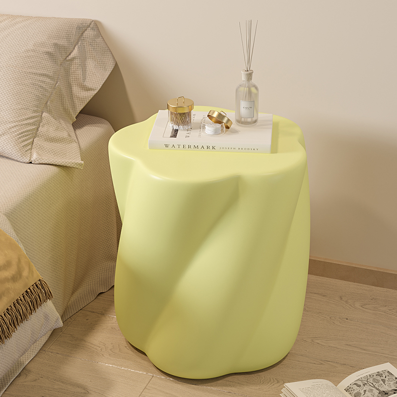 奶油风装饰落地摆件沙发旁边几茶几家居客厅卧室创意高级感牀头柜