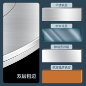 特厚全内置转盘桌大圆桌家用酒席饭店食堂吃饭桌