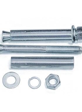 镀锌膨胀螺丝盒装大全加长超长钢铁拉爆膨胀螺栓MMMMM