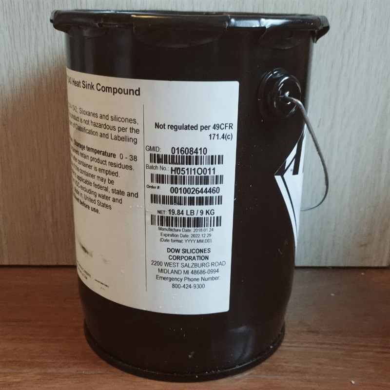 道康宁DC3导热硅脂IGBT散热硅脂CPU散热器二极管散热膏 9KG