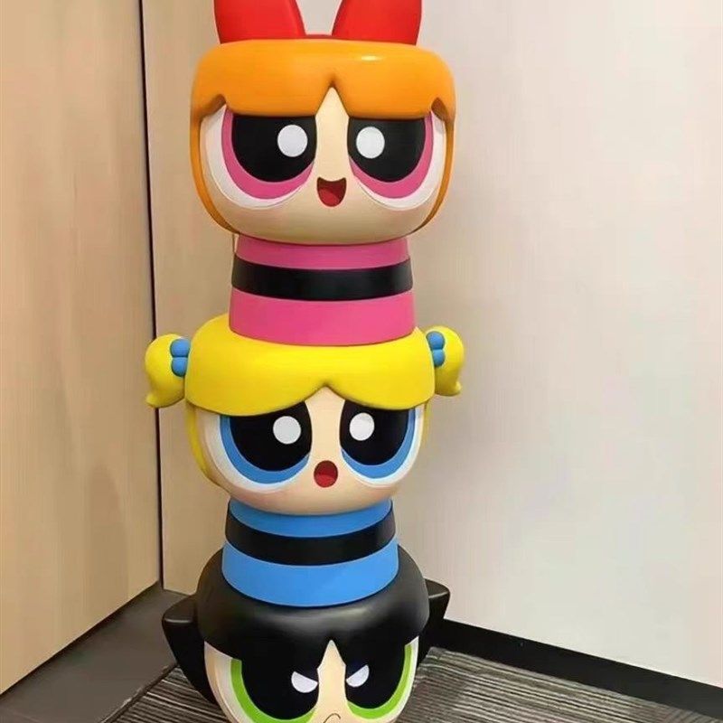 []飞天女警小矮凳家庭入口凳装饰手图新潮,家居饰品,落地摆件,淘宝优惠券,粉丝福利购,淘宝优惠卷