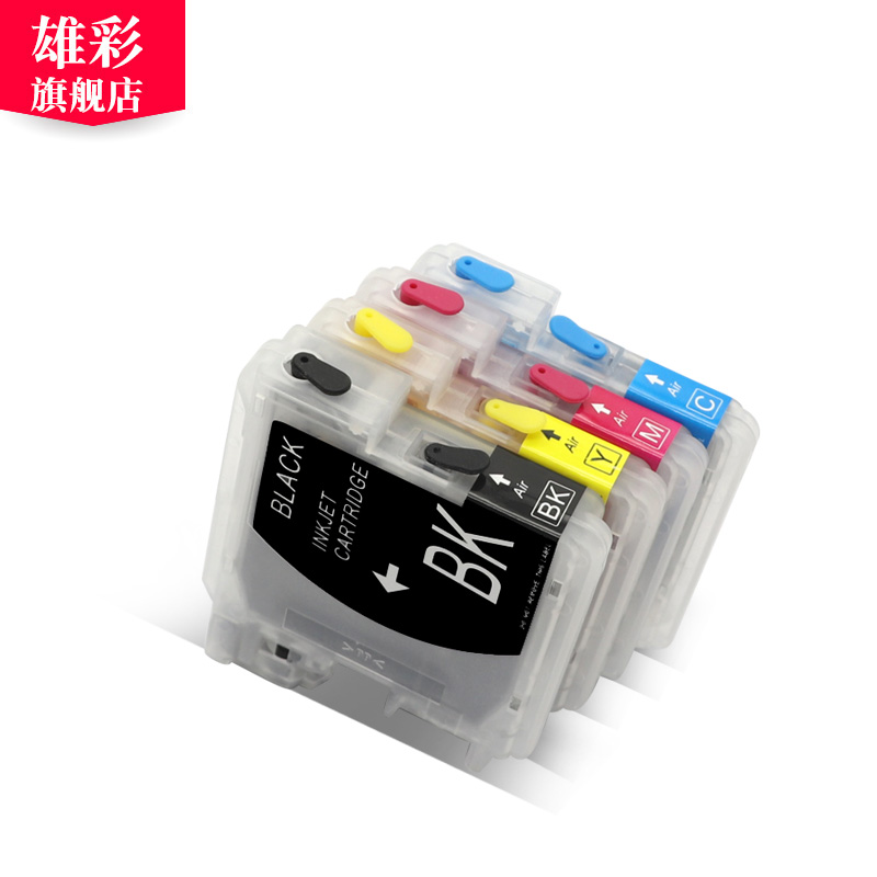 雄彩适用兄弟MFC-J220 J615W J415W MFC-250C MFC-290C墨盒彩色喷