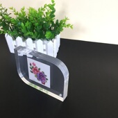 圆角相框六寸摆台现代创意儿童定制刻字寸照片框