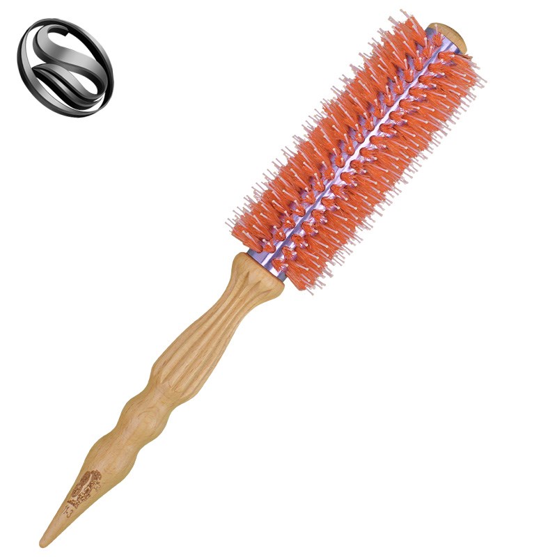 梳子卷发梳猪鬃毛圆筒梳吹头发造型滚梳子内扣家用发廊男女士