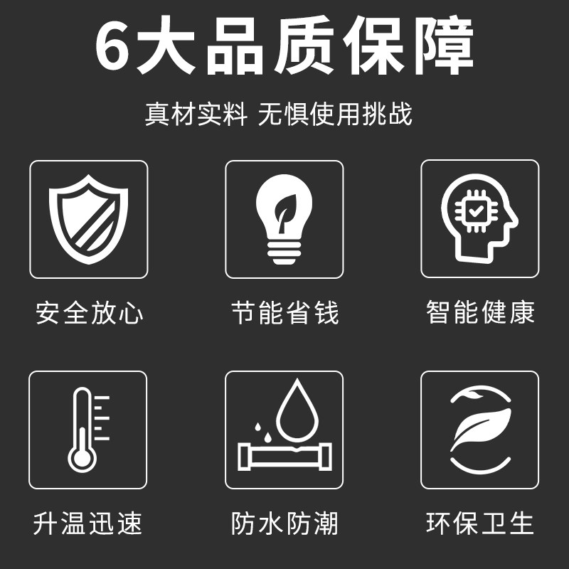 石墨烯发热线电采暖电地热新型取暖民宿农村图片