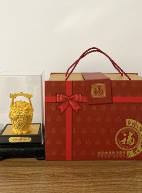 绒沙金一桶金 家居玄关客厅工艺品摆设 店铺业汽车礼品