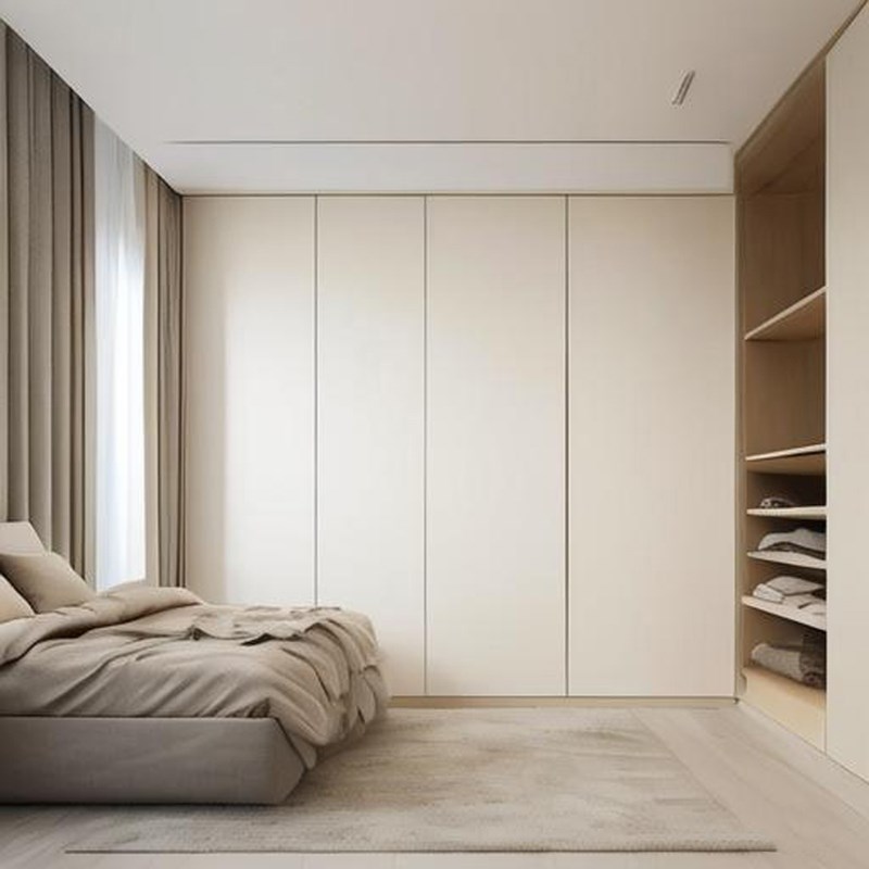 全屋定制源头工厂实木衣柜衣帽间小户型整体家具卧室现代