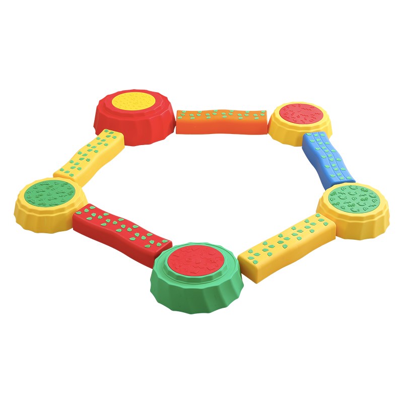 树桩独木桥幼儿园儿童感统训练器材平衡运动触觉平衡板木家用玩具