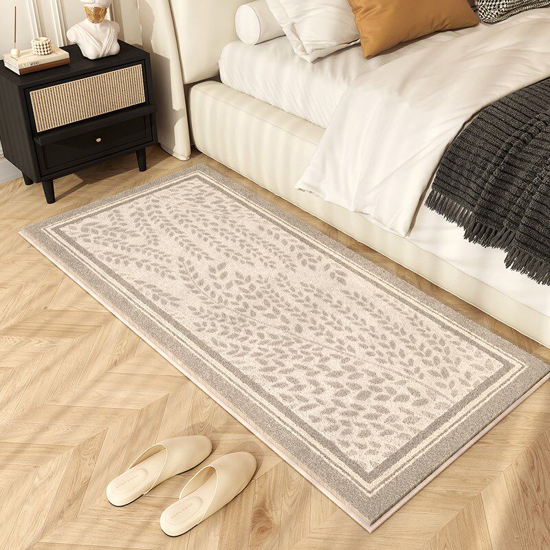 卧室地毯奶油风床边毯卧长条睡坐防滑垫房间飘窗垫法式地垫,居家布艺,床边毯,淘宝优惠券,粉丝福利购,淘宝优惠卷