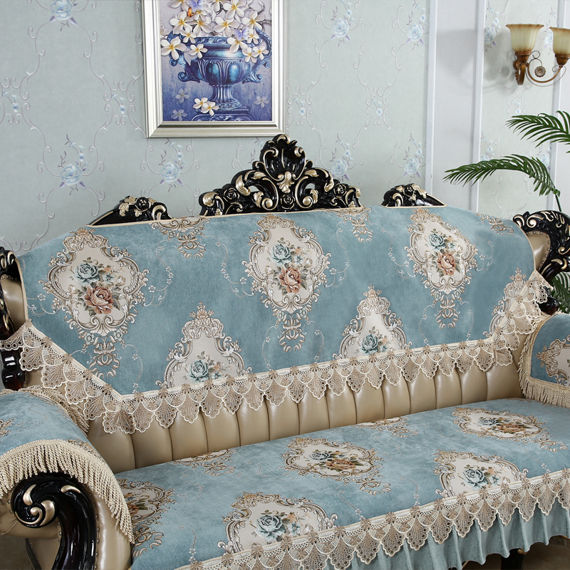 欧式沙发垫四季通用高档奢华新款坐垫防滑靠背座垫沙发套罩巾定做