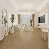 精雕凡尔赛拼木纹砖法式 客厅卧室复古瓷砖阳台哑光地砖