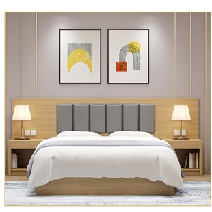 宾馆家具标间全酒店家具床电竞定制客房公寓民宿单人人床