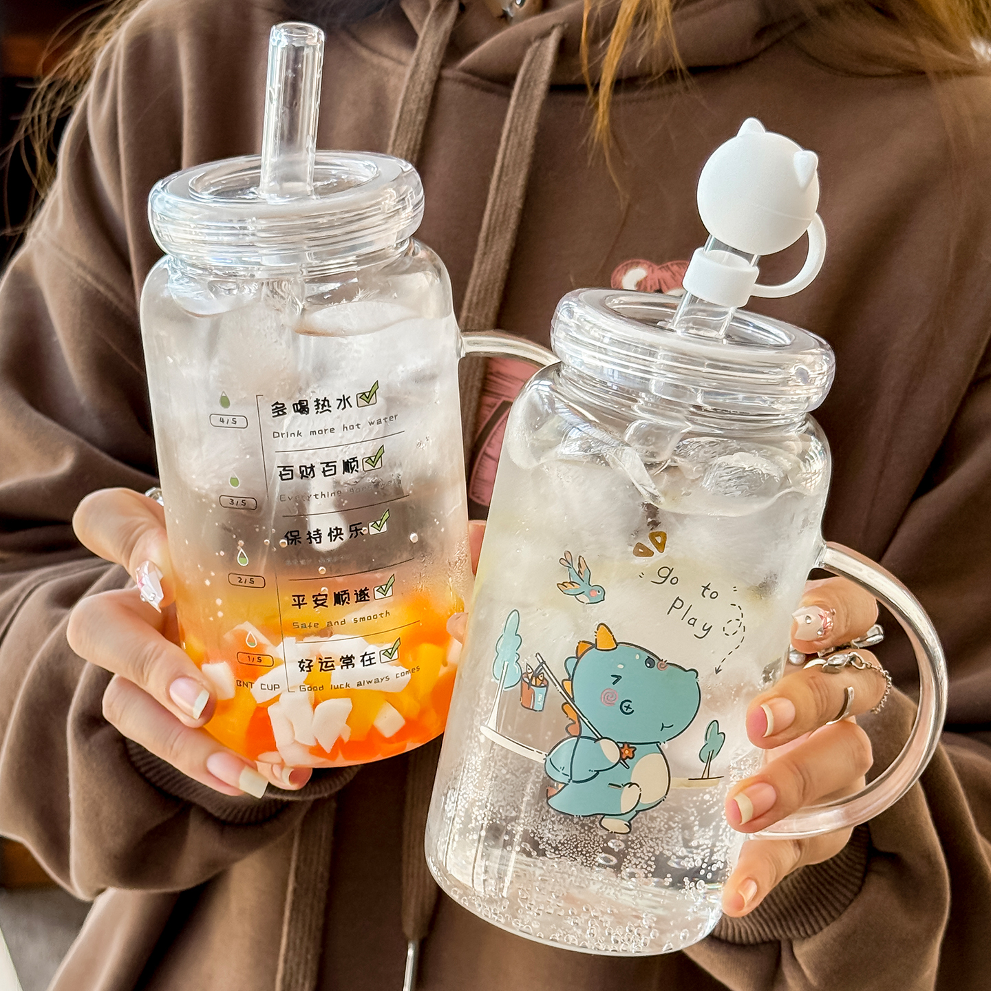 耐冷耐热粗吸管可吸珍珠