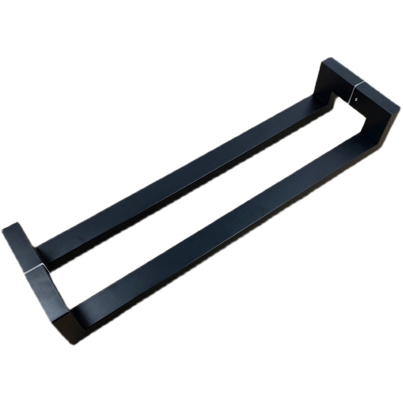 方管拉手偏心玻璃门拉手有框门铝型材门木门弯方管不锈钢门把手