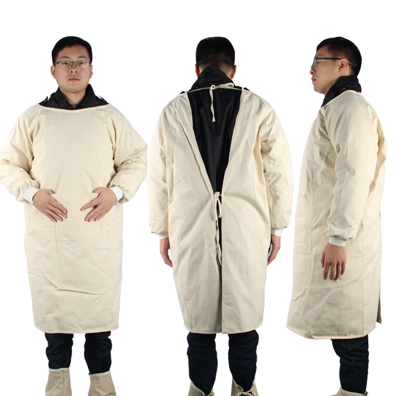 帆布反穿罩衣棉电焊工倒穿衣焊接切割劳保工作服抗火飞溅围裙,居家日用,防护服,淘宝优惠券,粉丝福利购,淘宝优惠卷