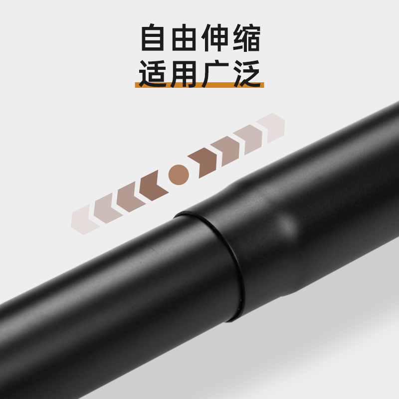 伸缩打孔浴室挂衣卧室卫生间淋浴房不锈钢晾衣撑杆浴室浴帘窗帘杆