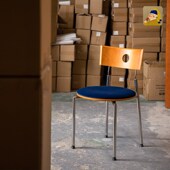 呆呆工厂历险记中古复古包豪斯设计师餐椅餐凳金属