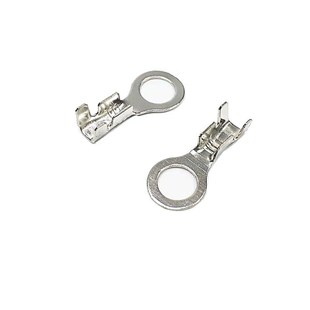 5.2mm圆形h接线片o型圆形铜鼻子线耳线 冷压接线端子铜0.4B5000