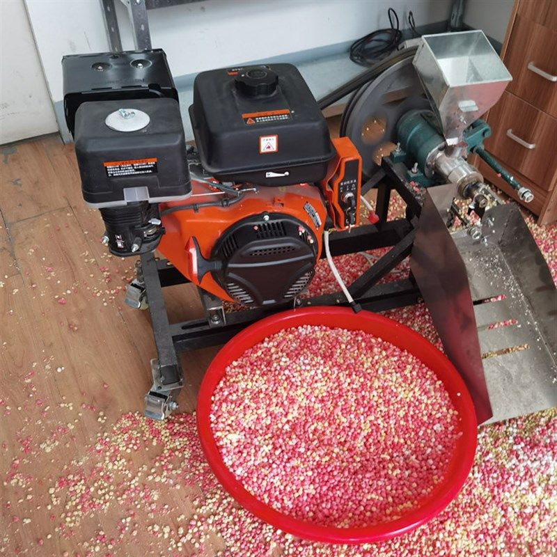 骏力绿豆冰糖麻花机 玉米大米膨化机 现货供应杂粮面粉膨化机