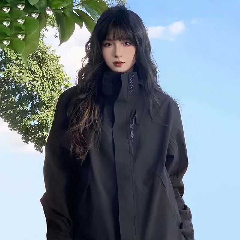 情侣冲锋衣男女户外春装新款连帽运动休闲青年百搭潮牌夹克外套潮,户外/登山/野营/旅行用品,冲锋衣,淘宝优惠券,粉丝福利购,淘宝优惠卷