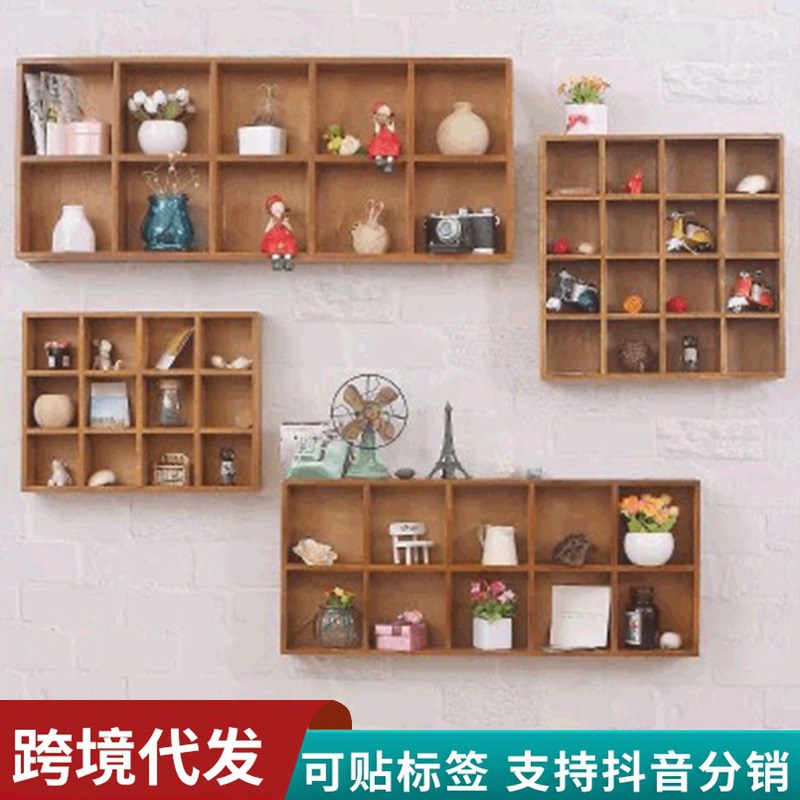 美式乡村格子咖啡馆服装店客厅墙面壁挂墙上装饰品挂饰壁饰