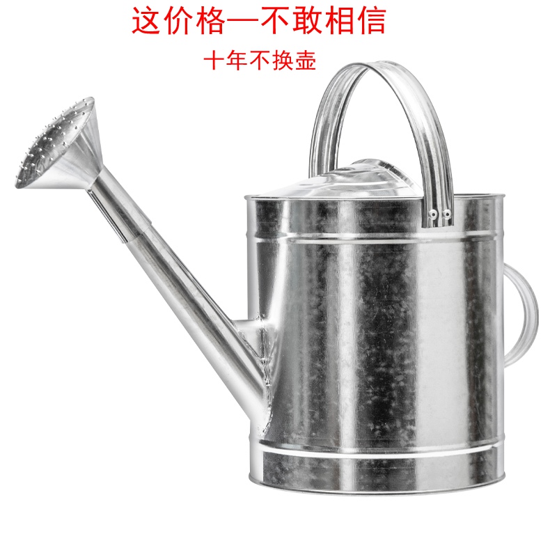 喷水壶加厚不f锈钢洒水大容量长嘴浇花浇水浇菜淋花加油铁桶喷壶