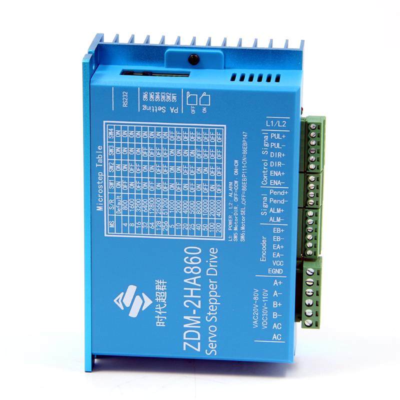 时代超群57/86闭环步进电机驱动器ZDM-2HA860伺服式步进电机驱动