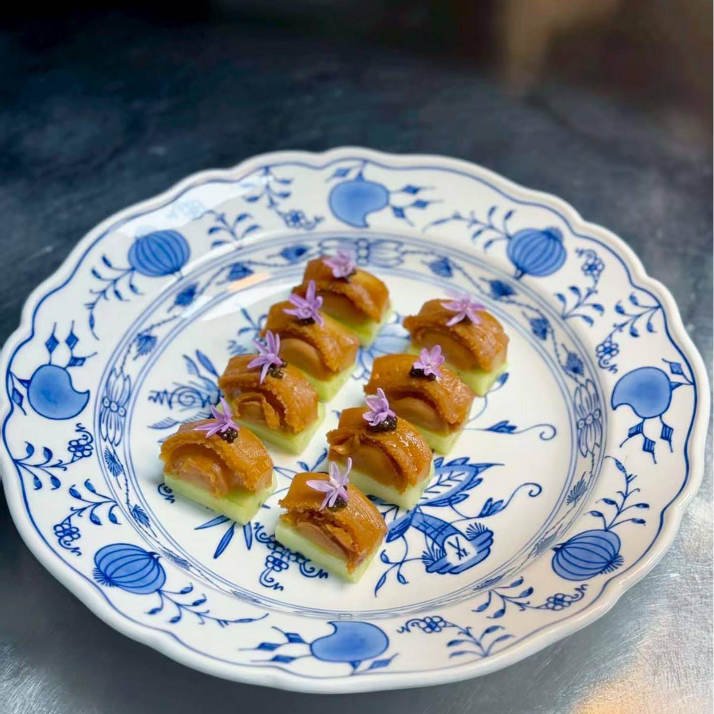酒店餐具陶瓷盘冷盘子热菜盘特色菜创意菜新式青花盘中式商务盘