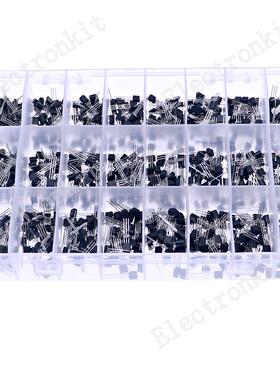 全新常用24种840个三极管包直插BC558/2N3906/A1015/S8050/S9014