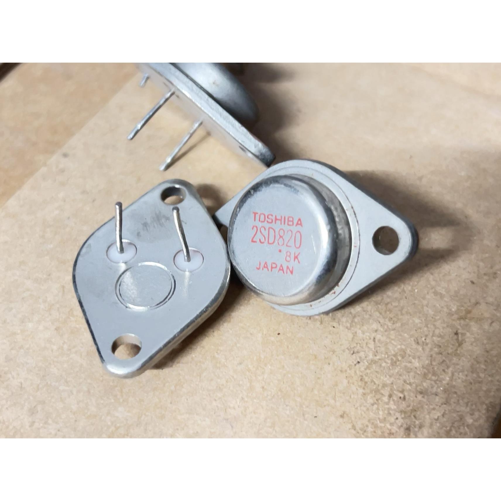 2SD820 D820 大功率三极管 彩电行管 草帽铁封TO-3 1500V/5A/50W