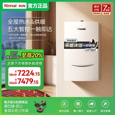 林内壁挂炉天然气家用锅炉采暖地暖暖气片热水器采暖炉两用C33
