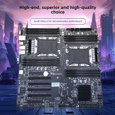华南金牌X11D-16D服务器主板D4专业工作站Ai学习多通道Lga3647-Pi