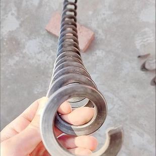 吸粮机绞龙配件蛟龙锰钢螺旋配件3.5寸4寸内芯传动专用配件