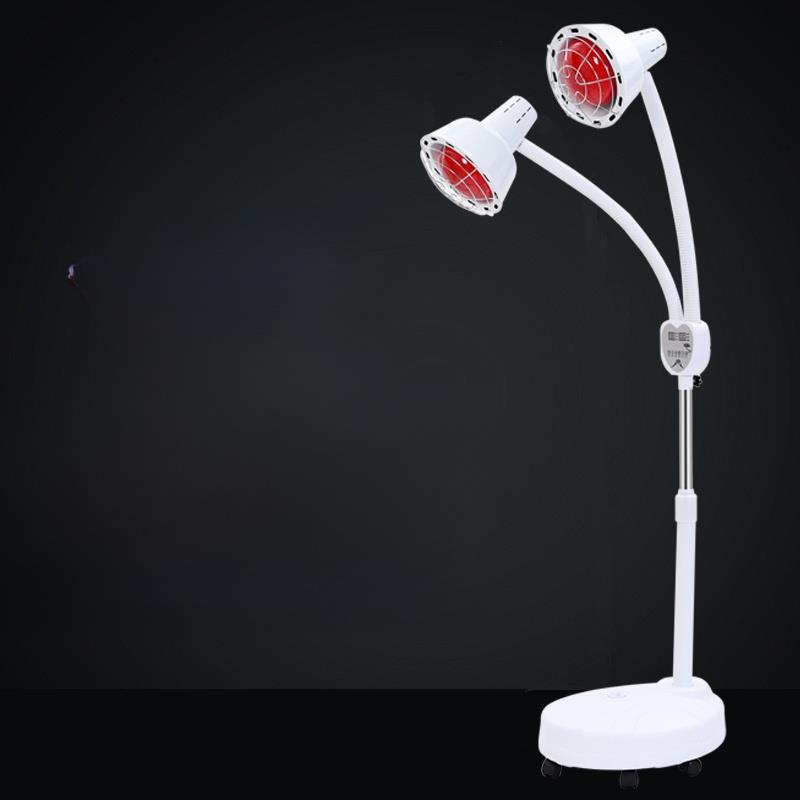 远红外理疗灯美容美发双头专用加热电热烘干灯家用仪表红外线灯泡