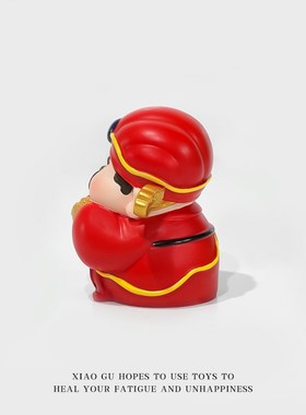 【文财神】国潮桌面摆件发财求财财神爷工位装饰国风创意生日礼物