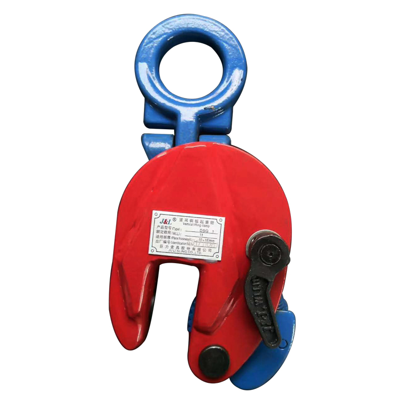 巨力索具竖吊钢板起重钳DSQ2吨DSQ3吨DSQ5吨DSQ8吨巨力牌竖吊板钳