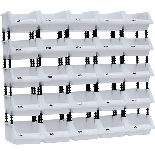 腾正跃斜口物料盒螺丝盒五金分类盒加厚仓库货架电子元件盒