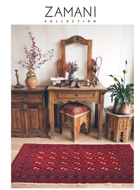 l! 小尺寸 ZNI 手工un地毯床边门厅阿富汗土耳其