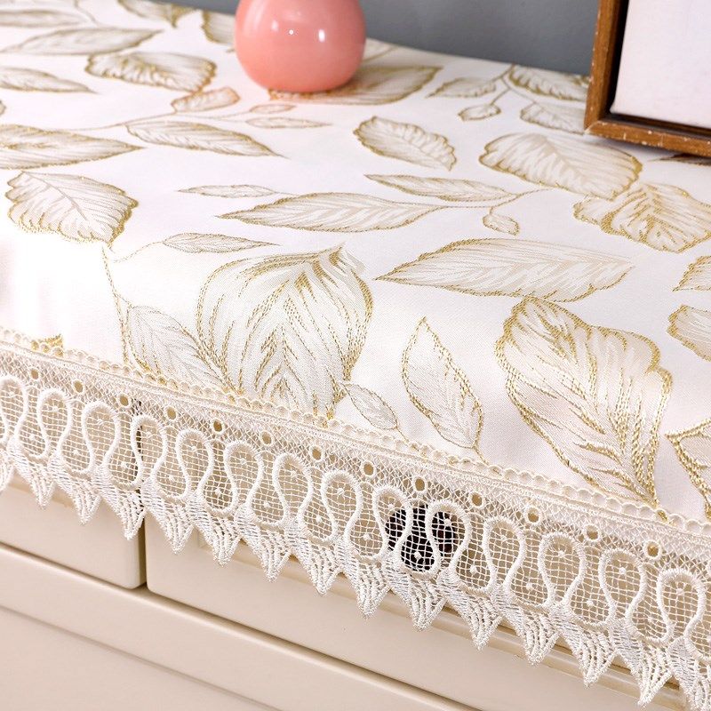 布艺桌布长方形绣防尘盖布餐边柜鞋柜电视柜五斗柜盖巾茶几台布,居家布艺,桌布,淘宝优惠券,粉丝福利购,淘宝优惠卷