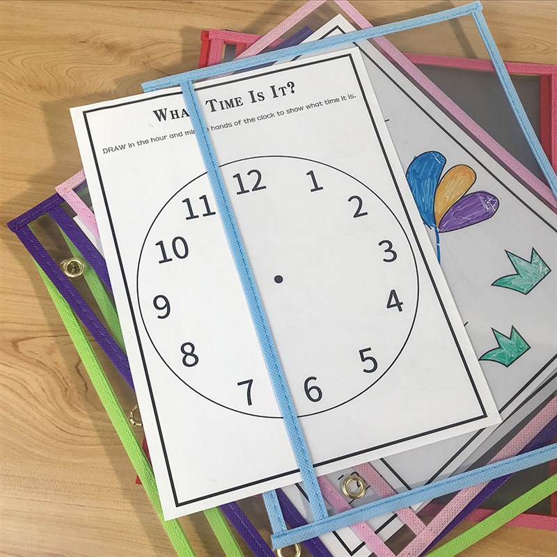 安静书材料资料册文件袋高清可擦写重复用