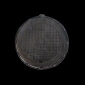 球墨铸铁井盖圆形方形重型雨水井下水道化粪池井盖密封井