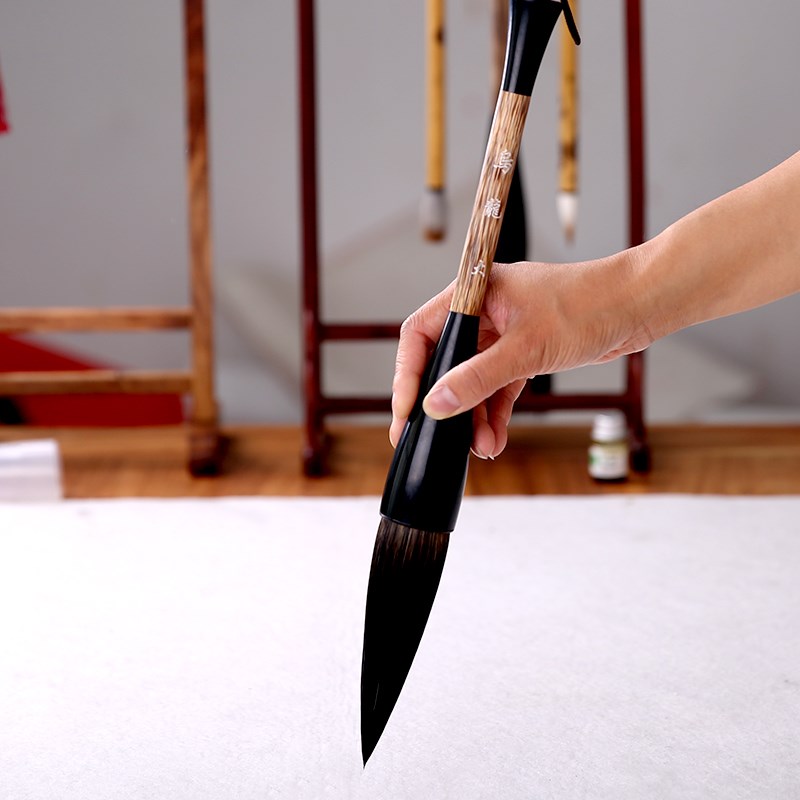 级大毛笔提斗抓笔粗熊毫写春联对联福字斗方书画大号